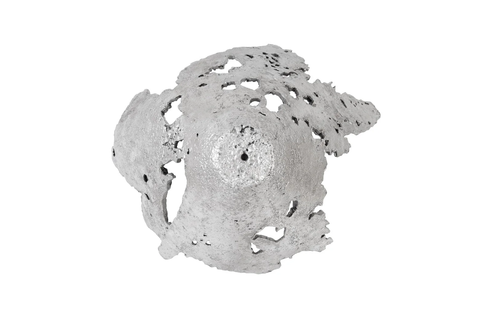Phillips Collection Perforated Splash Bowl Wall Art, Silver Leaf - Image 3