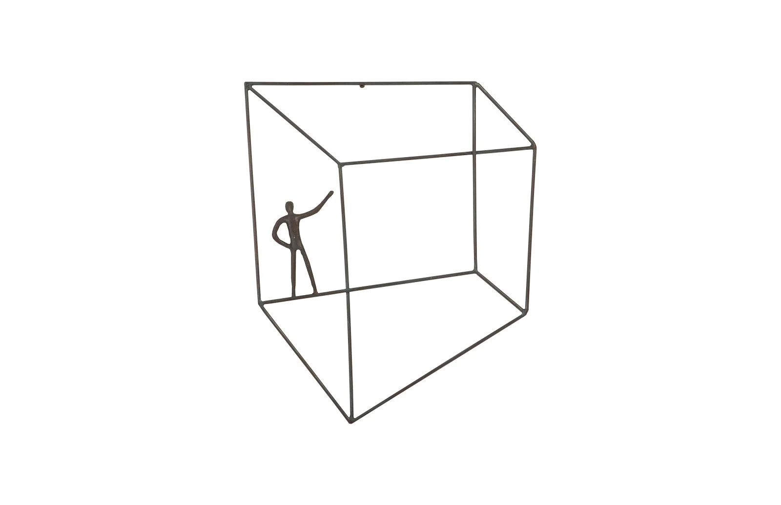 Phillips Collection Perspective Wall Art, Square, Standing Arm Up - Image 3