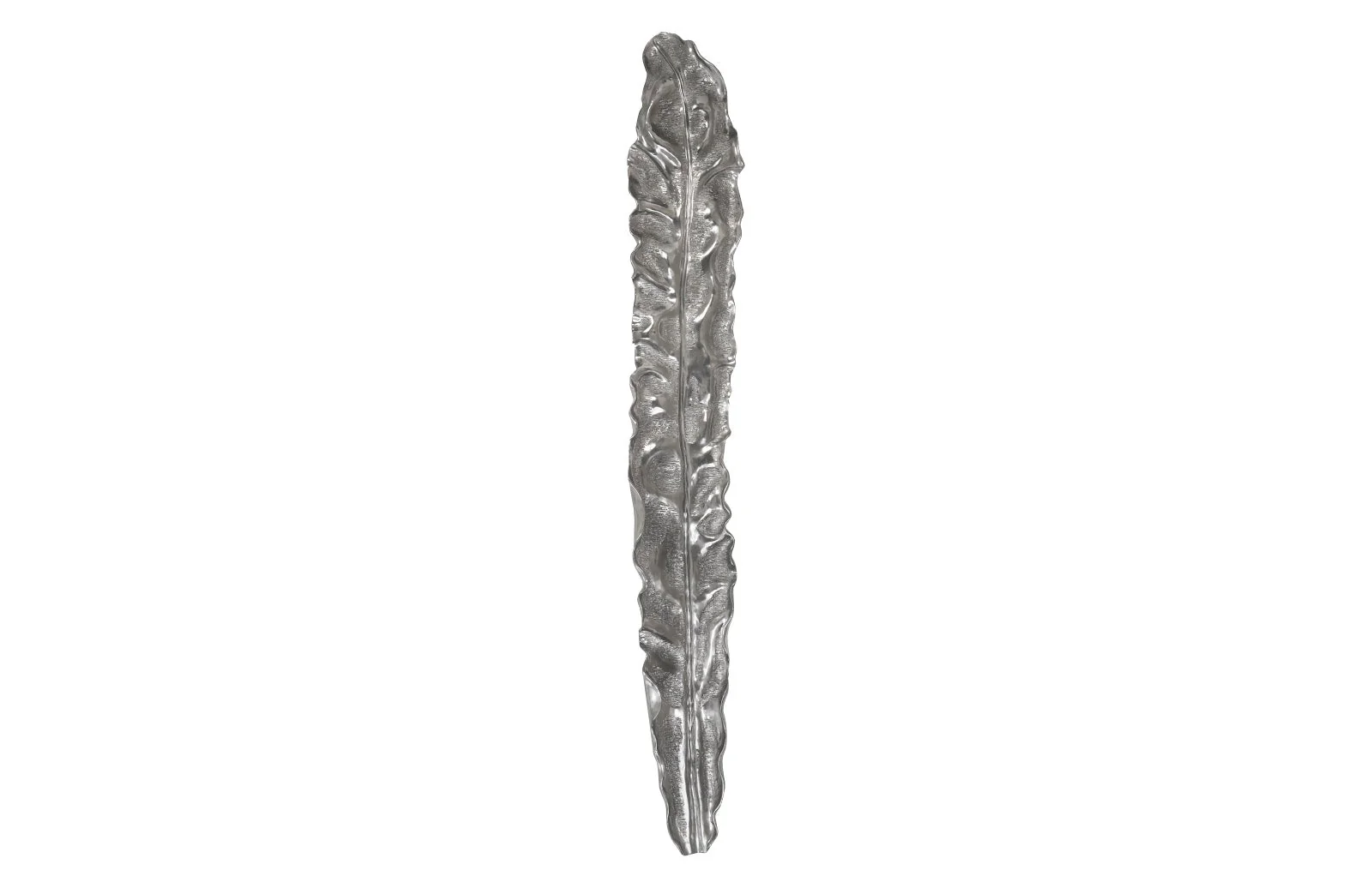 Phillips Collection Petiole Wall Leaf, Liquid Silver, Colossal, Version A