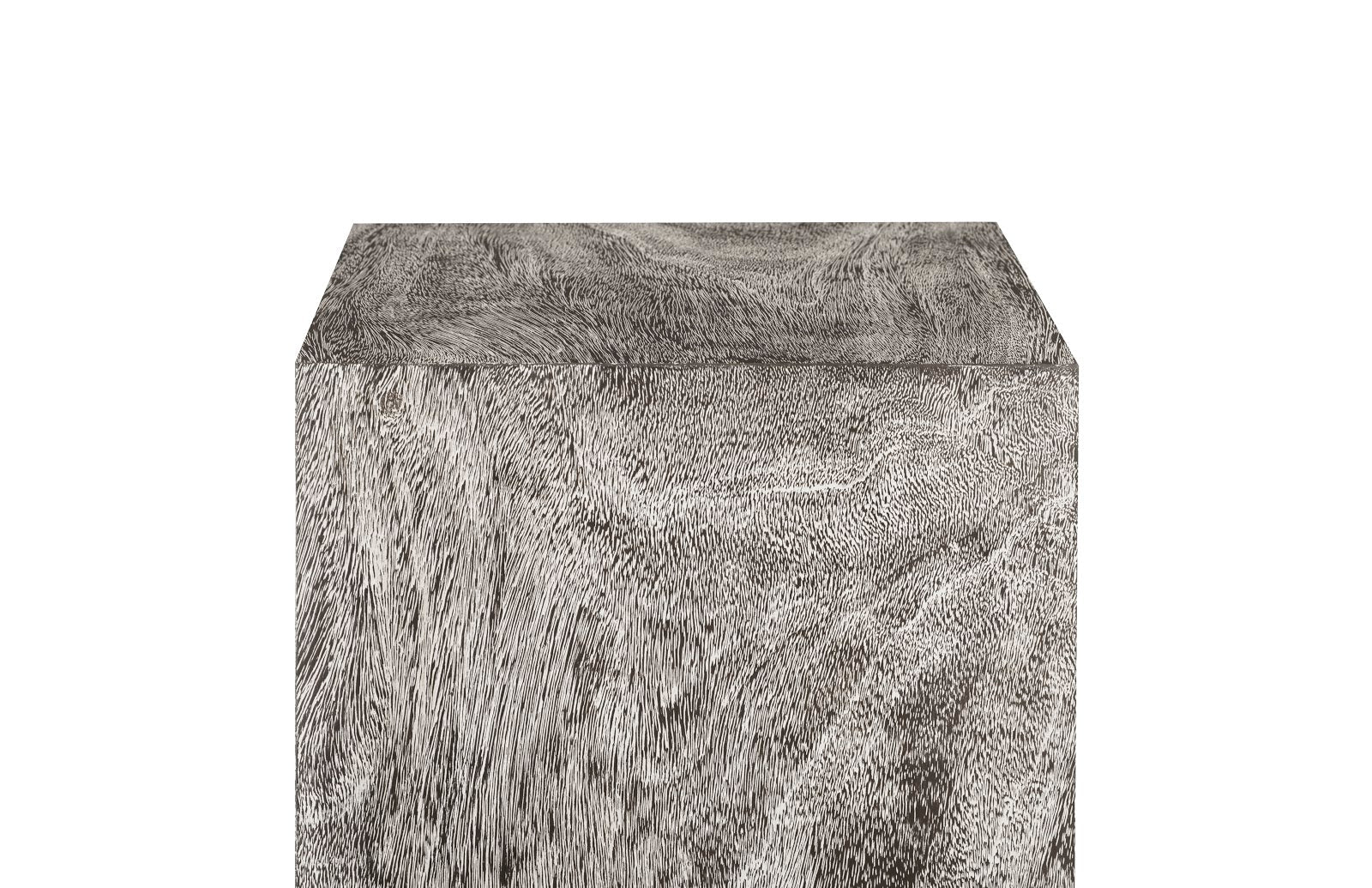 Phillips Collection Prism Pedestal, Large, Gray Stone - Image 3
