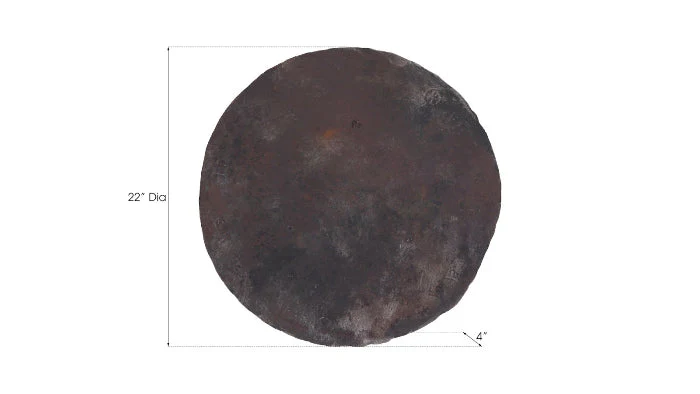 Phillips Collection Reclaimed Oil Drum Wall Disc, Individual Pieces, Assorted Colors and Depths - Image 5