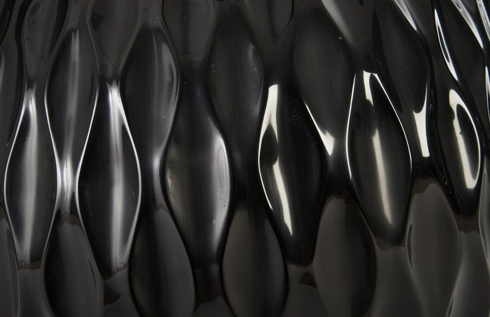 Phillips Collection Ripple Planter, Gel Coat Black - Image 3