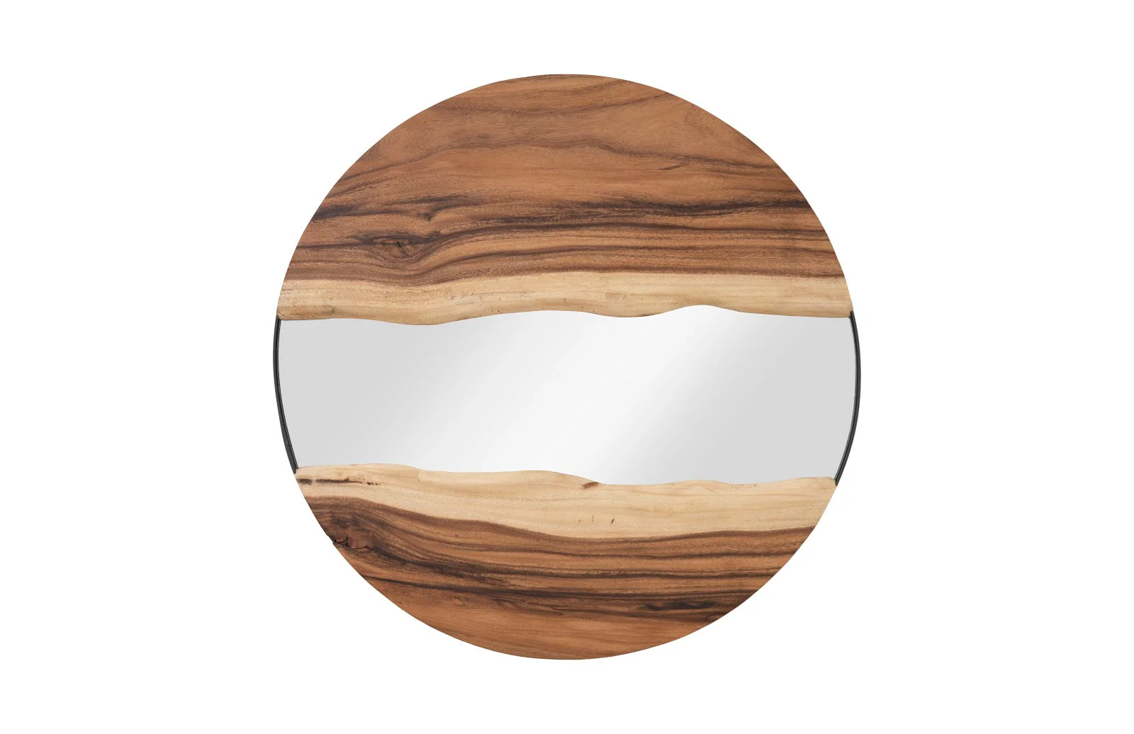 Phillips Collection River Mirror, Natural, Round