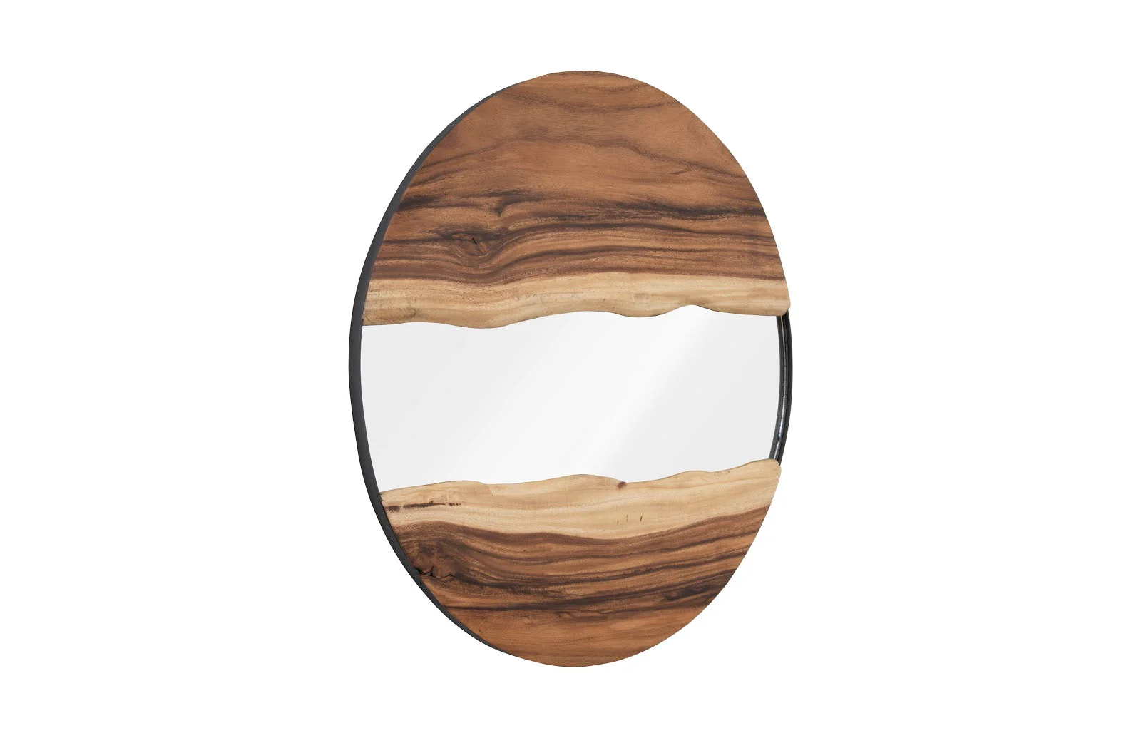 Phillips Collection River Mirror, Natural, Round - Image 4