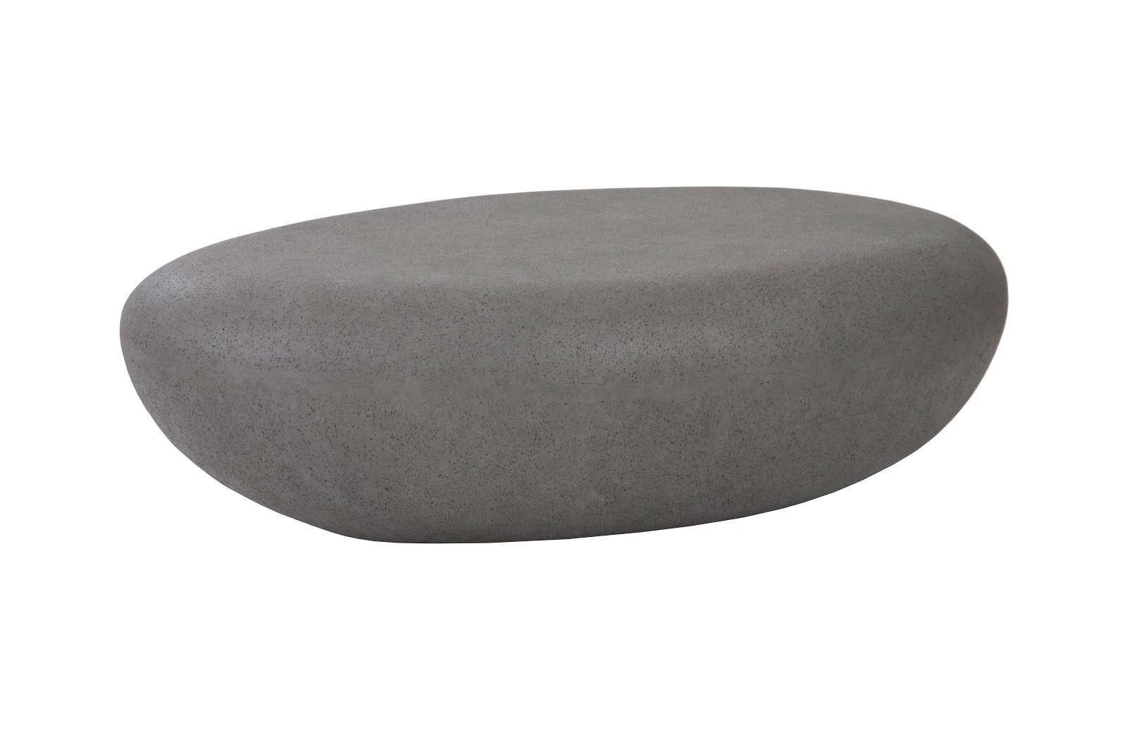 Phillips Collection River Stone Coffee Table, Charcoal Stone, Large