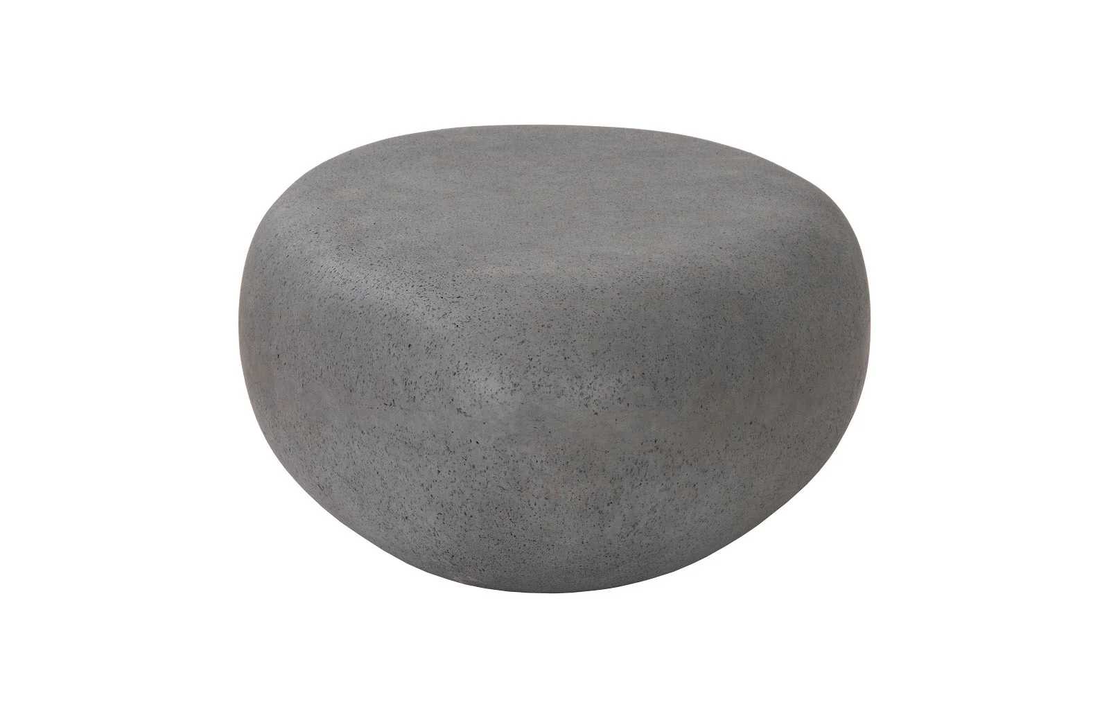 Phillips Collection River Stone Coffee Table, Charcoal Stone, Small - Image 4