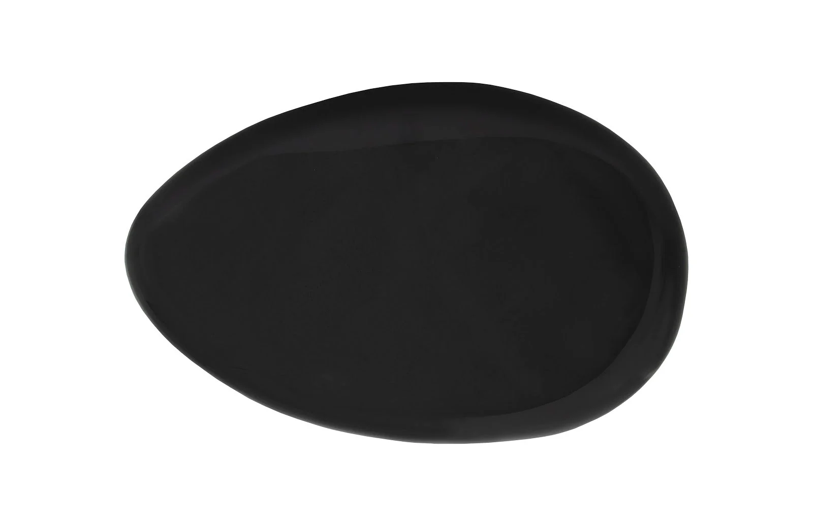 Phillips Collection River Stone Coffee Table, Gel Coat Black, Large - Image 4