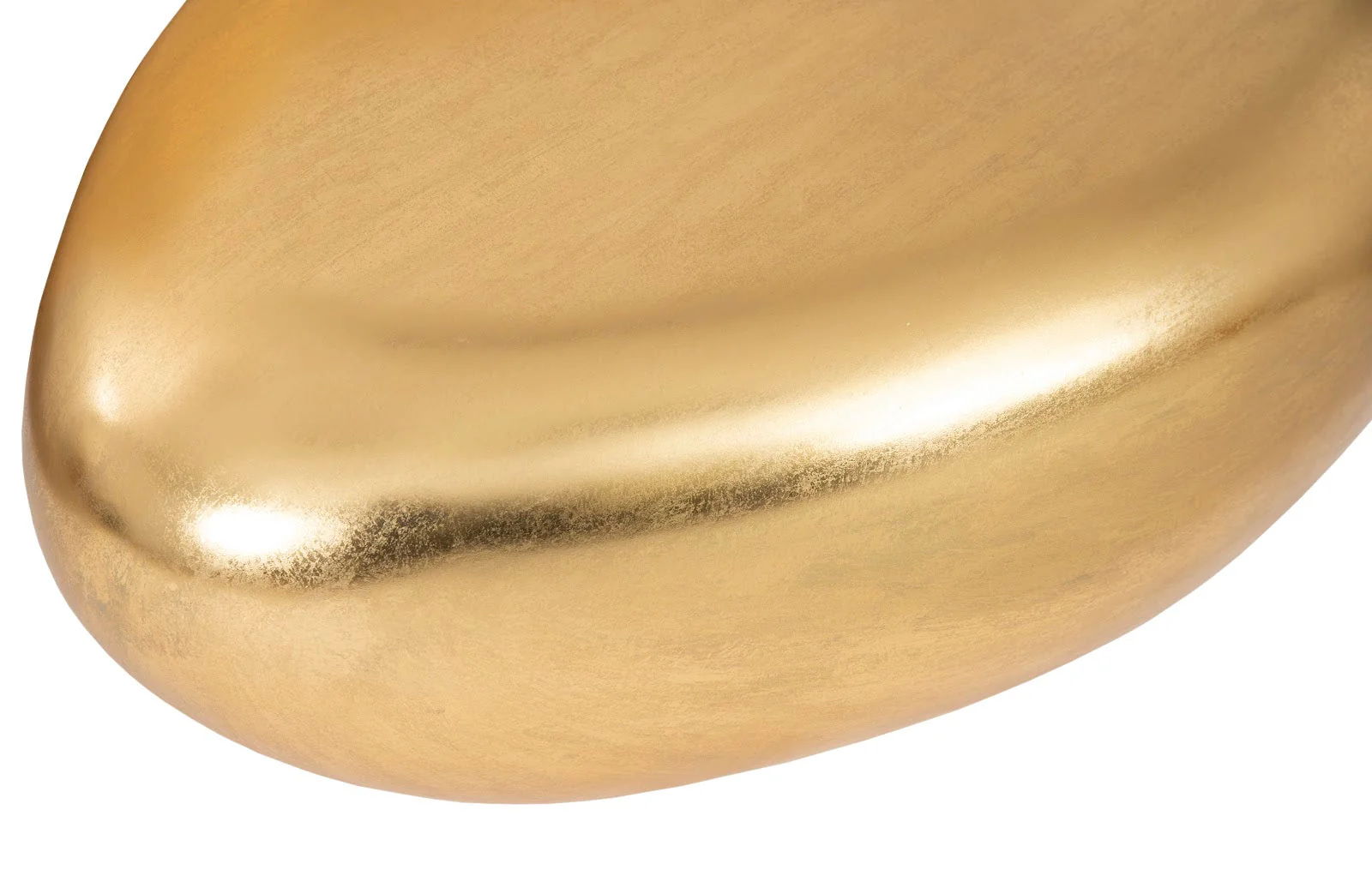 Phillips Collection River Stone Coffee Table, Gold Leaf, Small - Image 6
