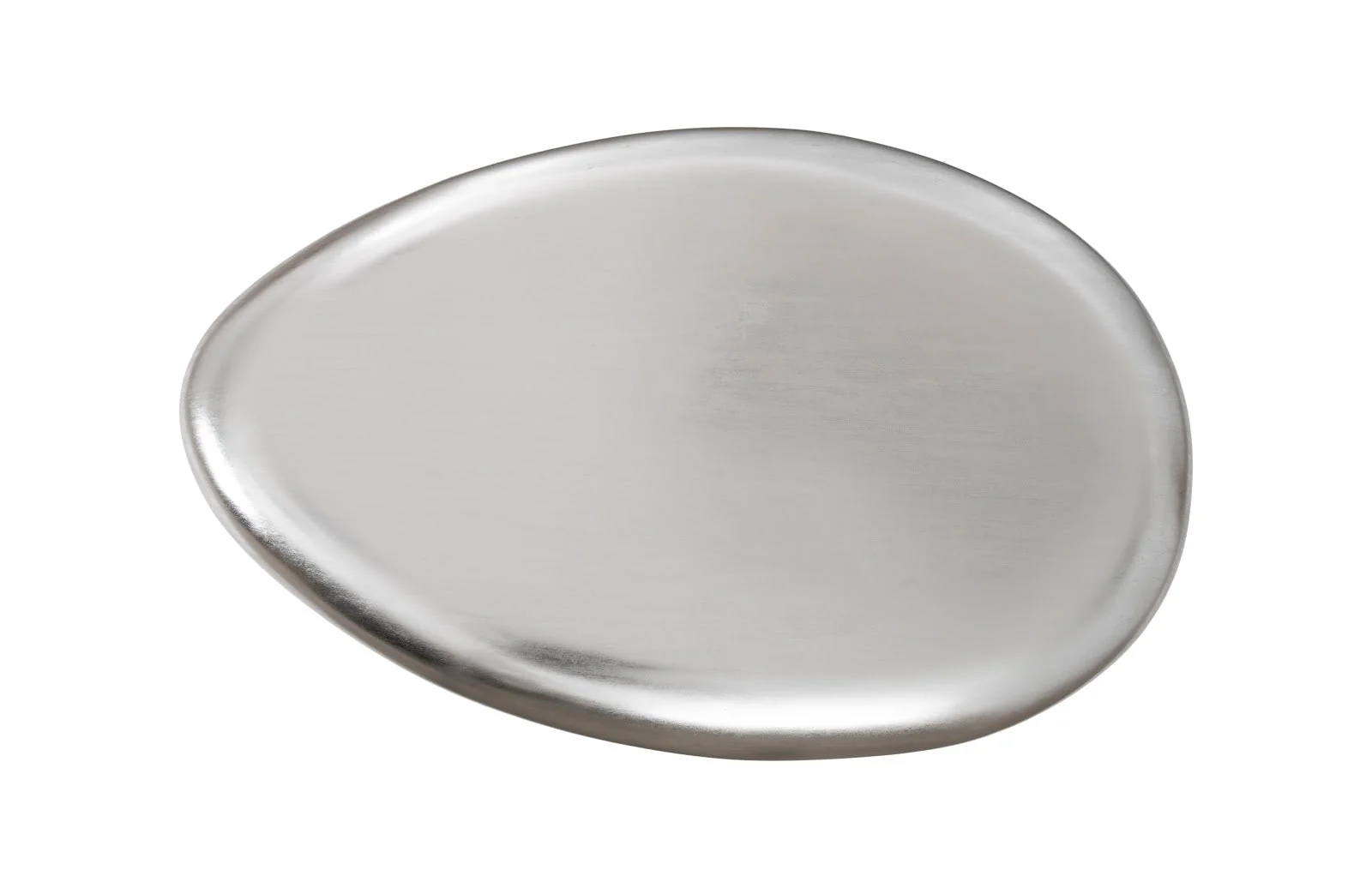 Phillips Collection River Stone Coffee Table, Silver Leaf, Large - Image 2