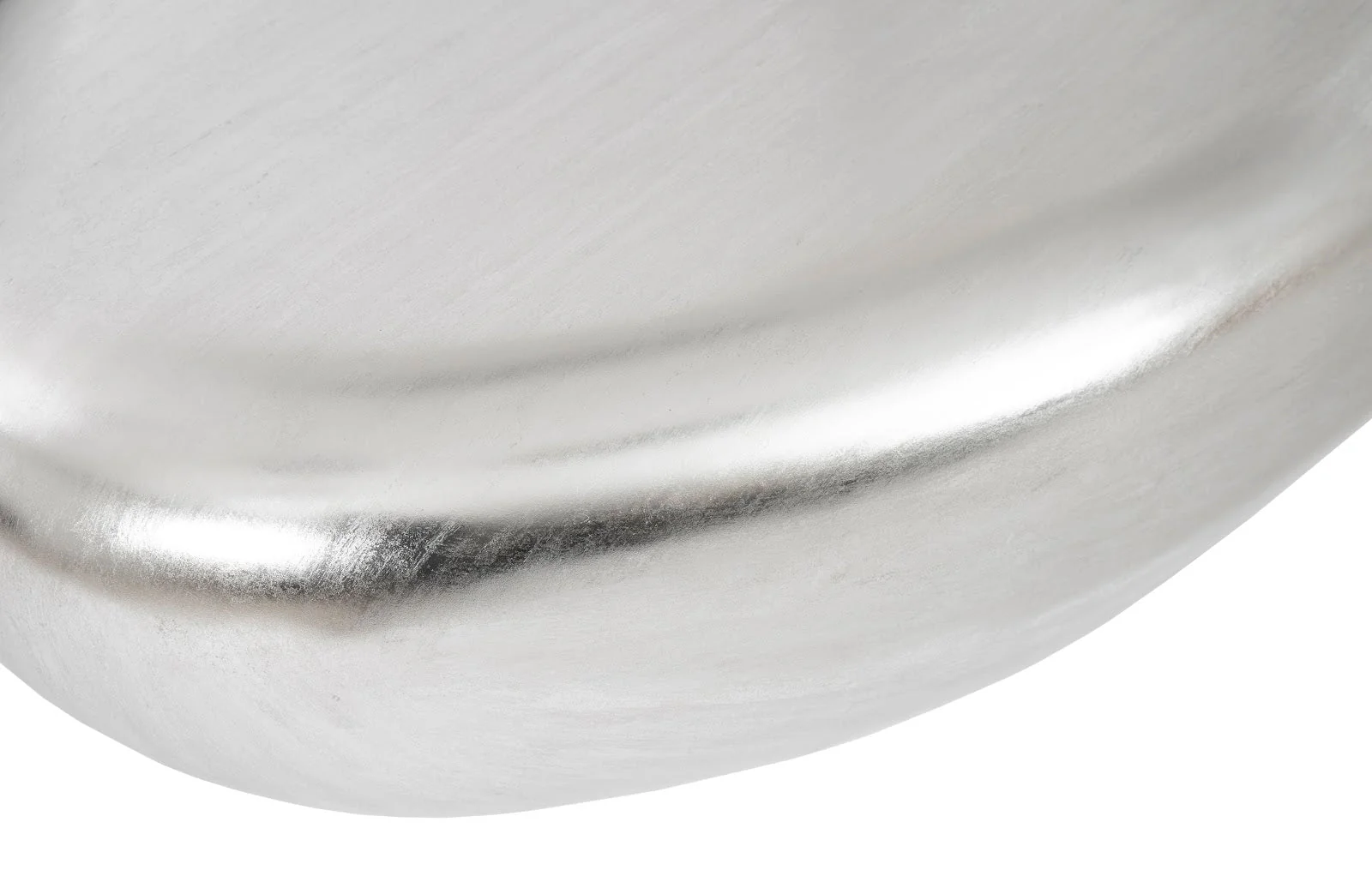 Phillips Collection River Stone Coffee Table, Silver Leaf, Large - Image 3