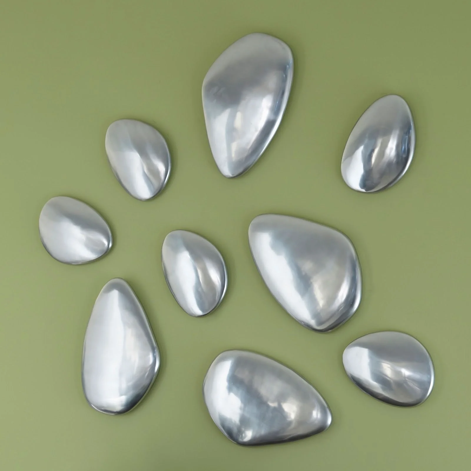 Phillips Collection River Stone Wall Tile, Aluminum, LG - Image 3