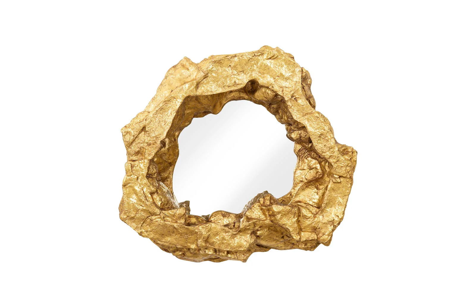 Phillips Collection Rock Pond Mirror, Gold Leaf