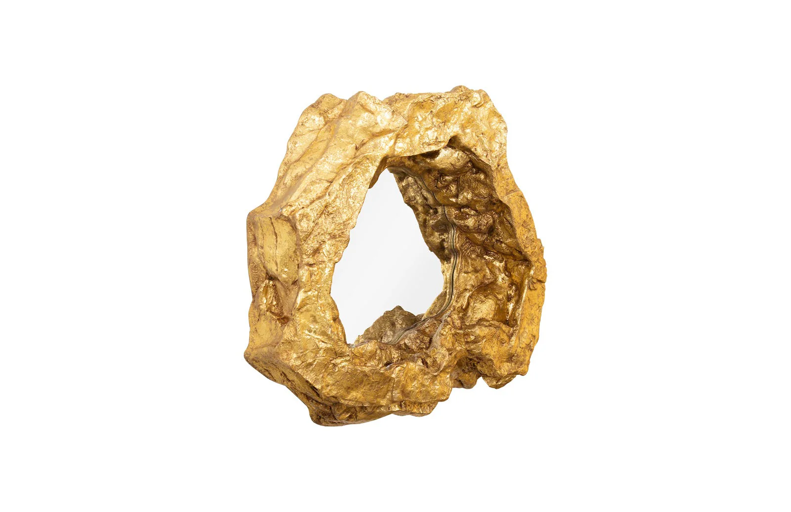 Phillips Collection Rock Pond Mirror, Gold Leaf - Image 2