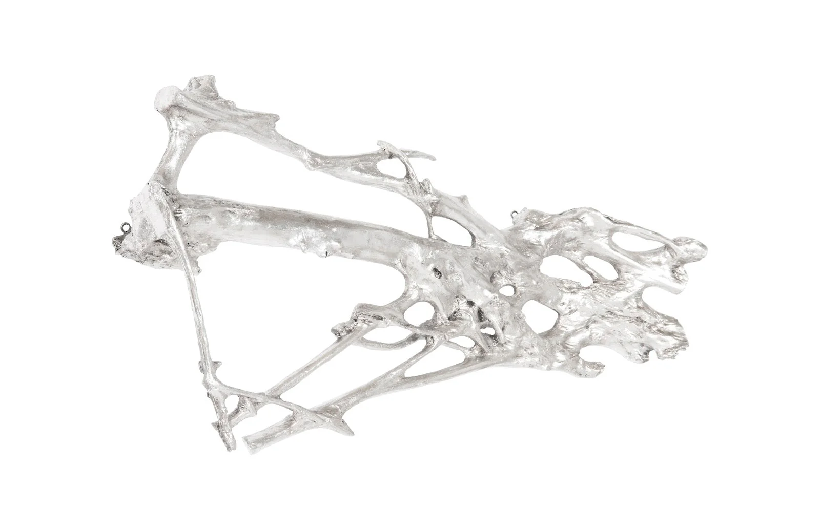 Phillips Collection Root Wall Art, Large, Silver Leaf - Image 2