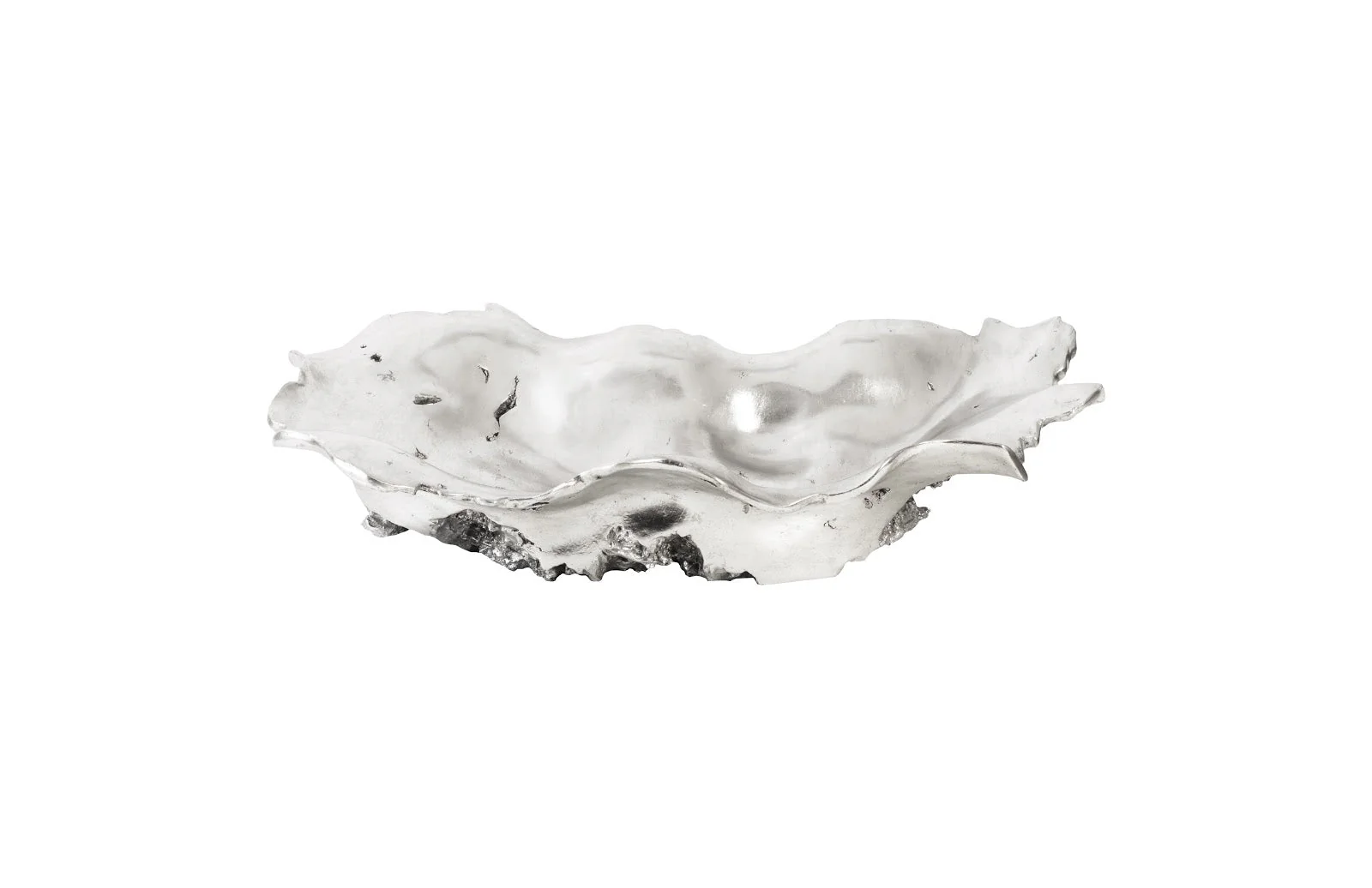Phillips Collection Rose Wood Burled Bowl, Silver