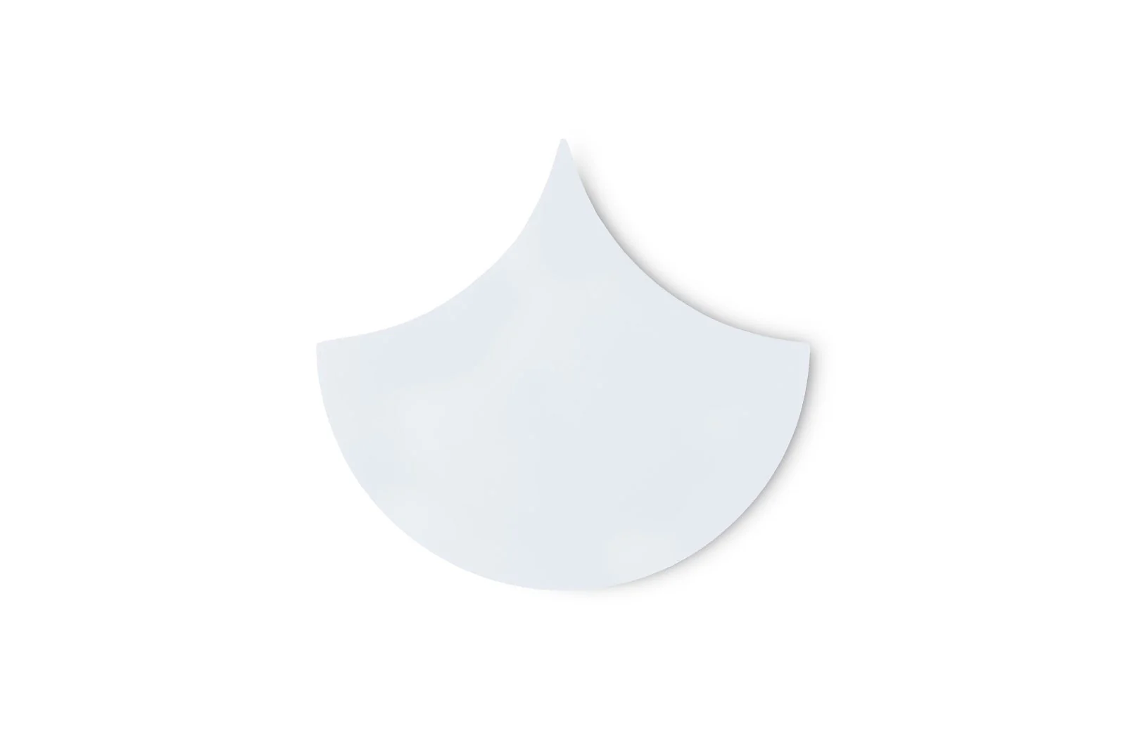 Phillips Collection Scales Wall Tiles, Glossy White, Set of 3 - Image 3