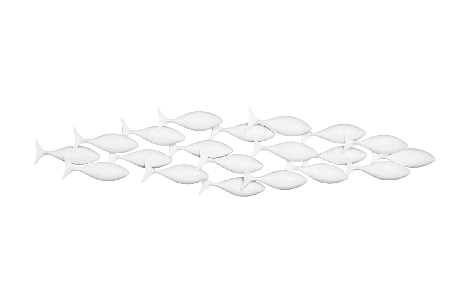 Phillips Collection School of Fish Wall Art, Matte White