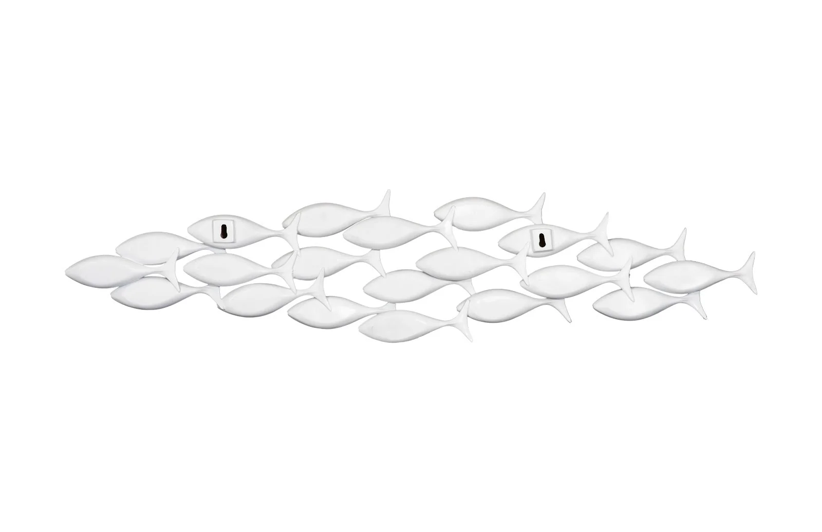 Phillips Collection School of Fish Wall Art, Matte White - Image 3