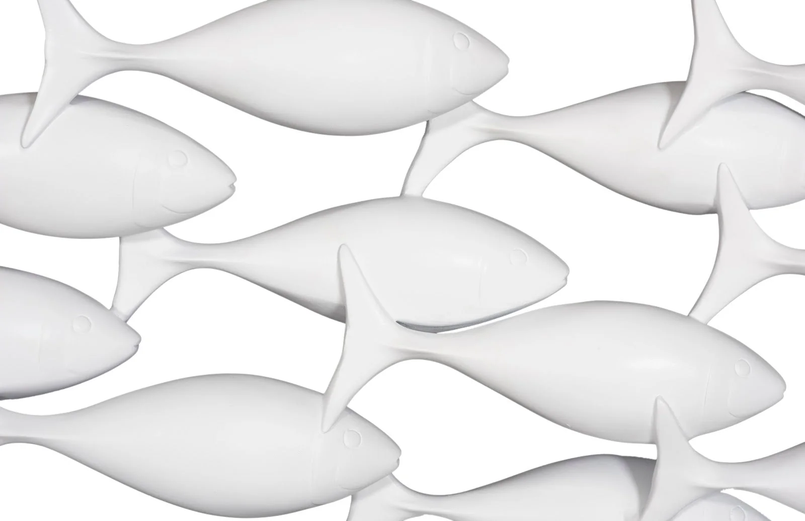 Phillips Collection School of Fish Wall Art, Matte White - Image 4