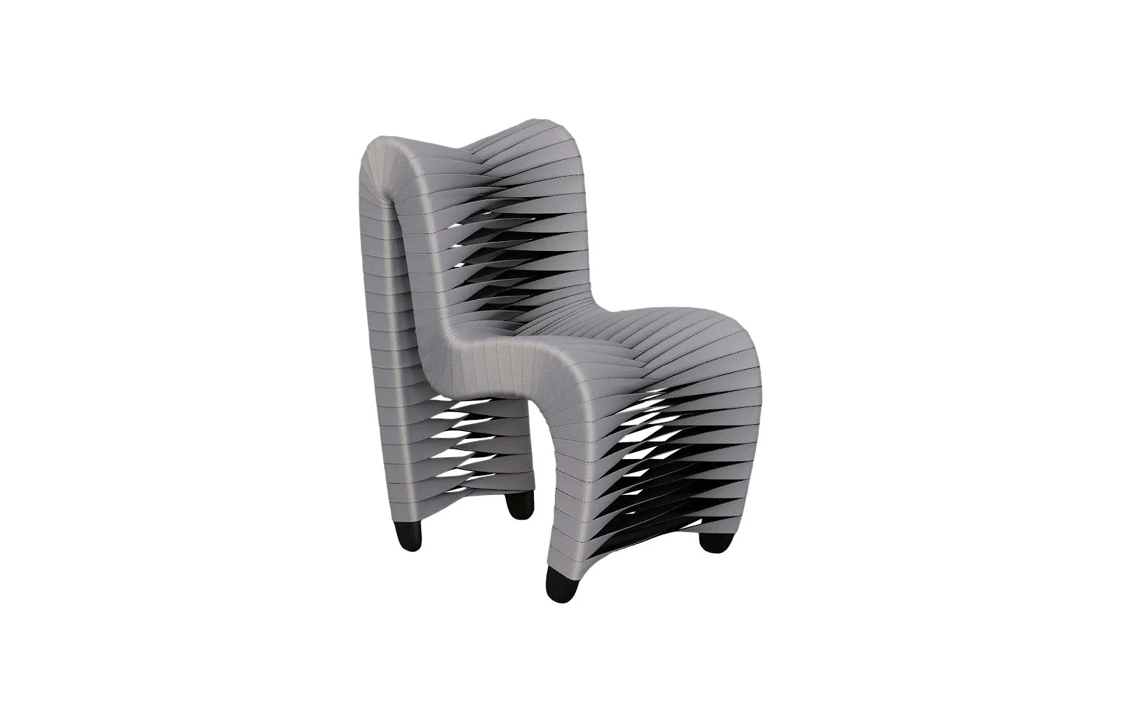 Phillips Collection Seat Belt Chair, Kid Sized, Gray