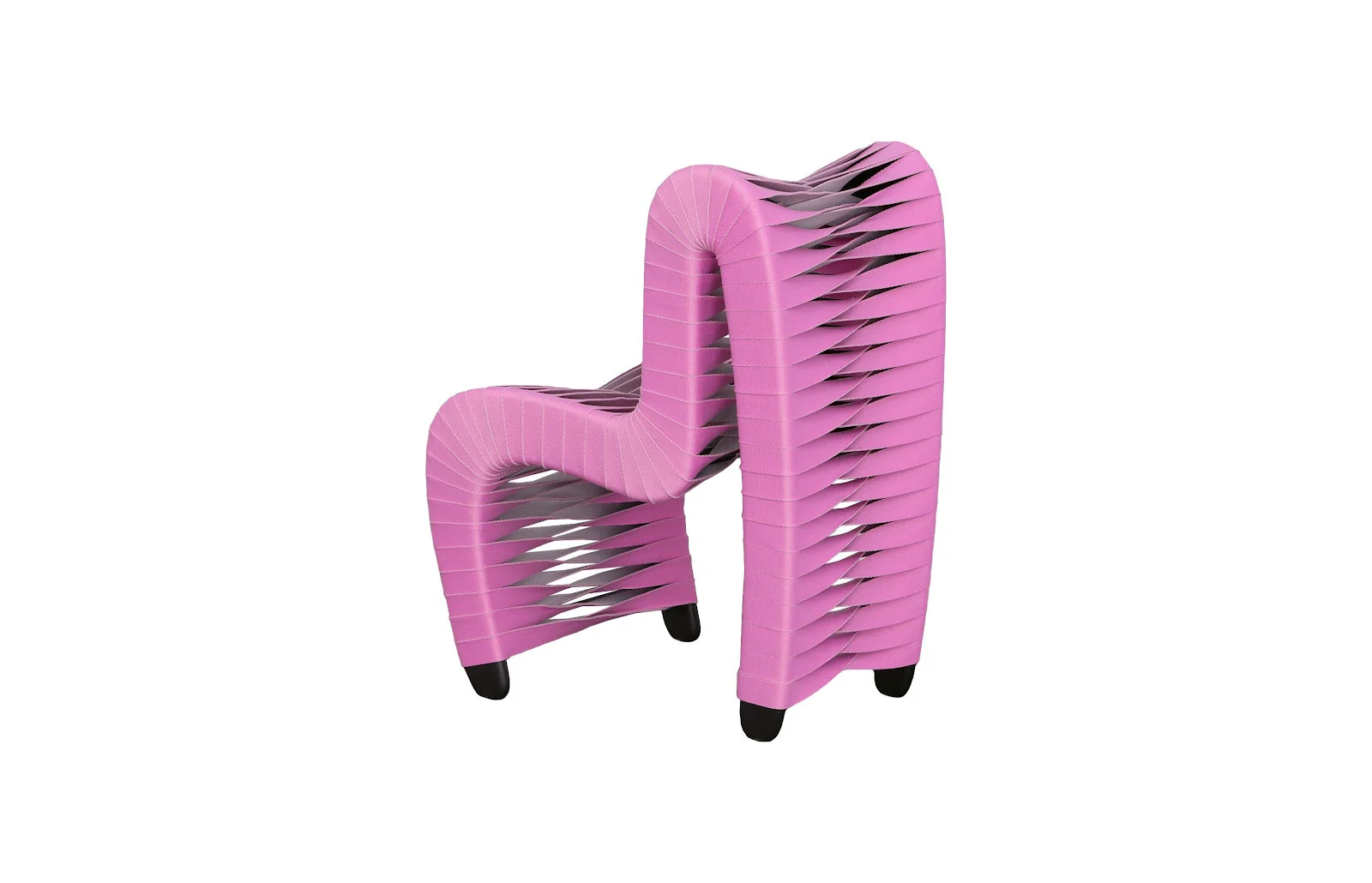 Phillips Collection Seat Belt Chair, Kid Sized, Pink - Image 2
