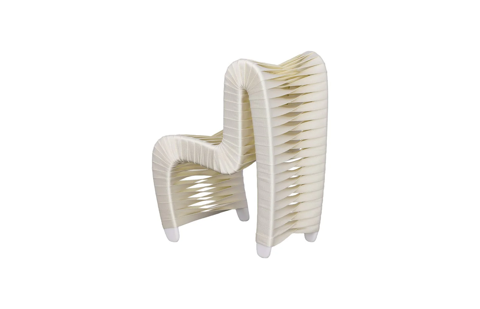 Phillips Collection Seat Belt Chair, Kid Sized, White - Image 2