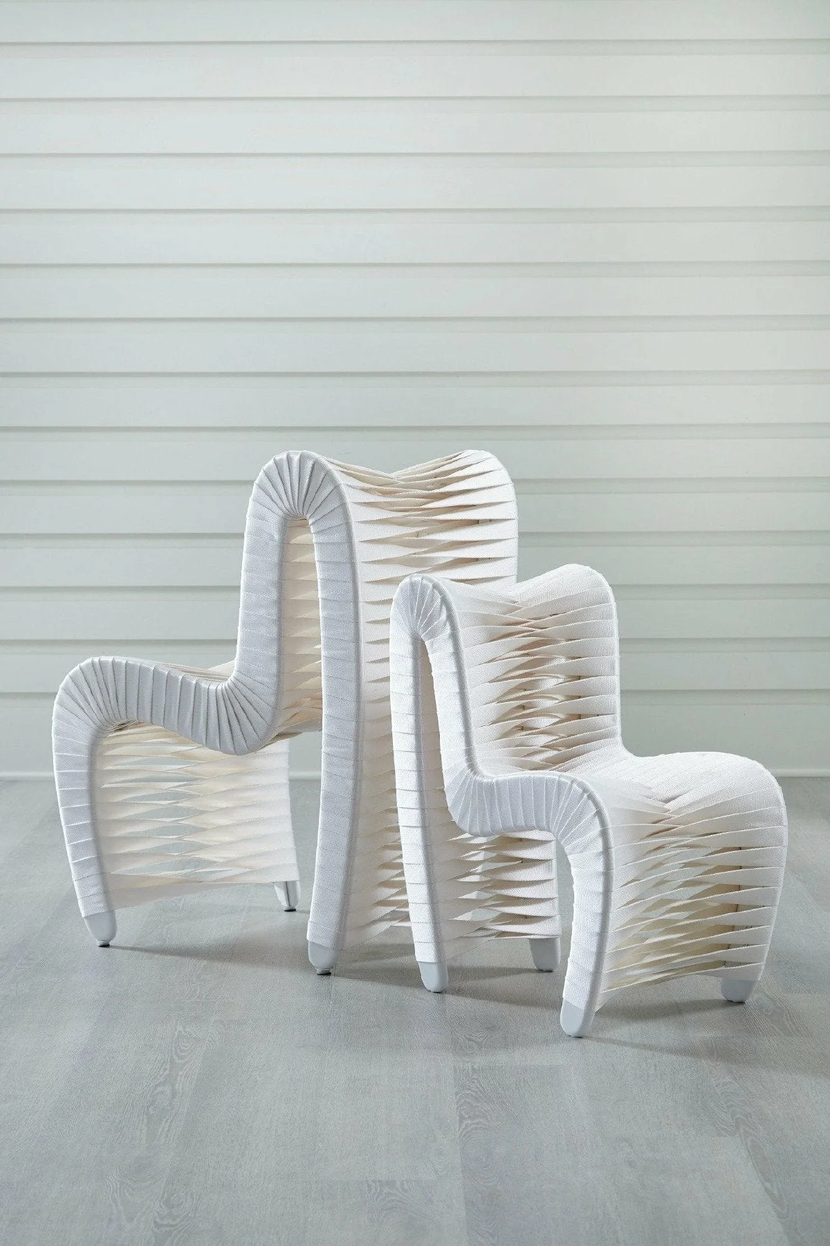 Phillips Collection Seat Belt Chair, Kid Sized, White - Image 4