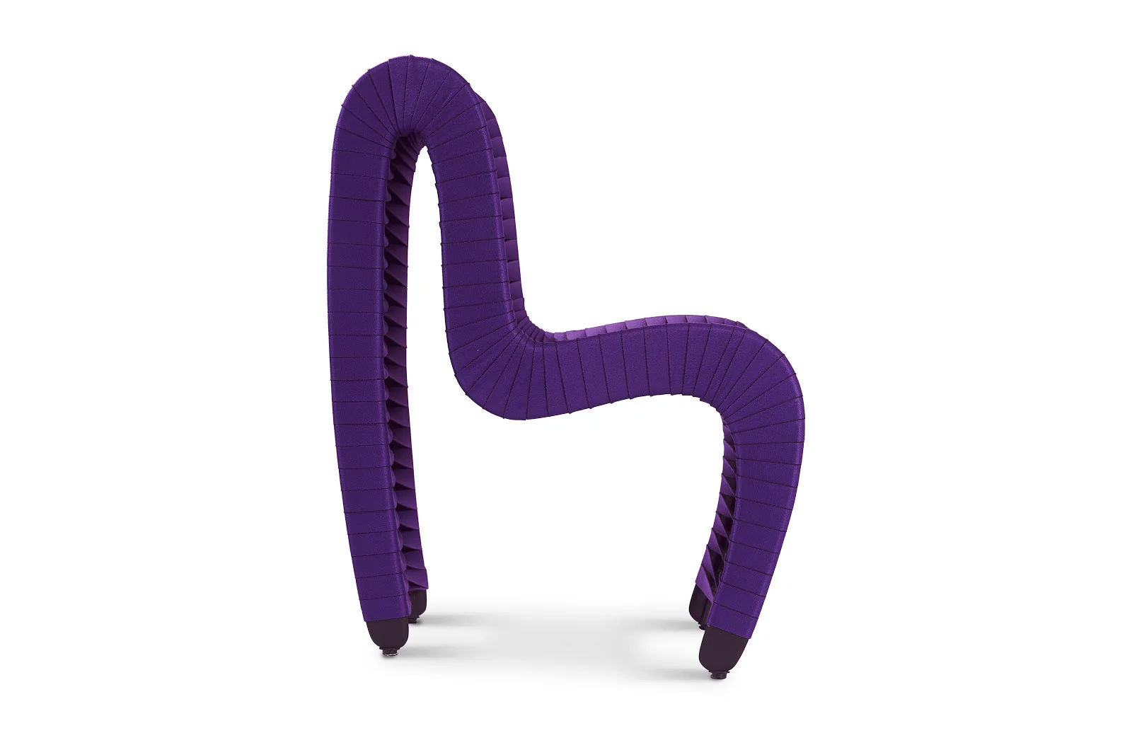 Phillips Collection Seat Belt Dining Chair, Purple - Image 3
