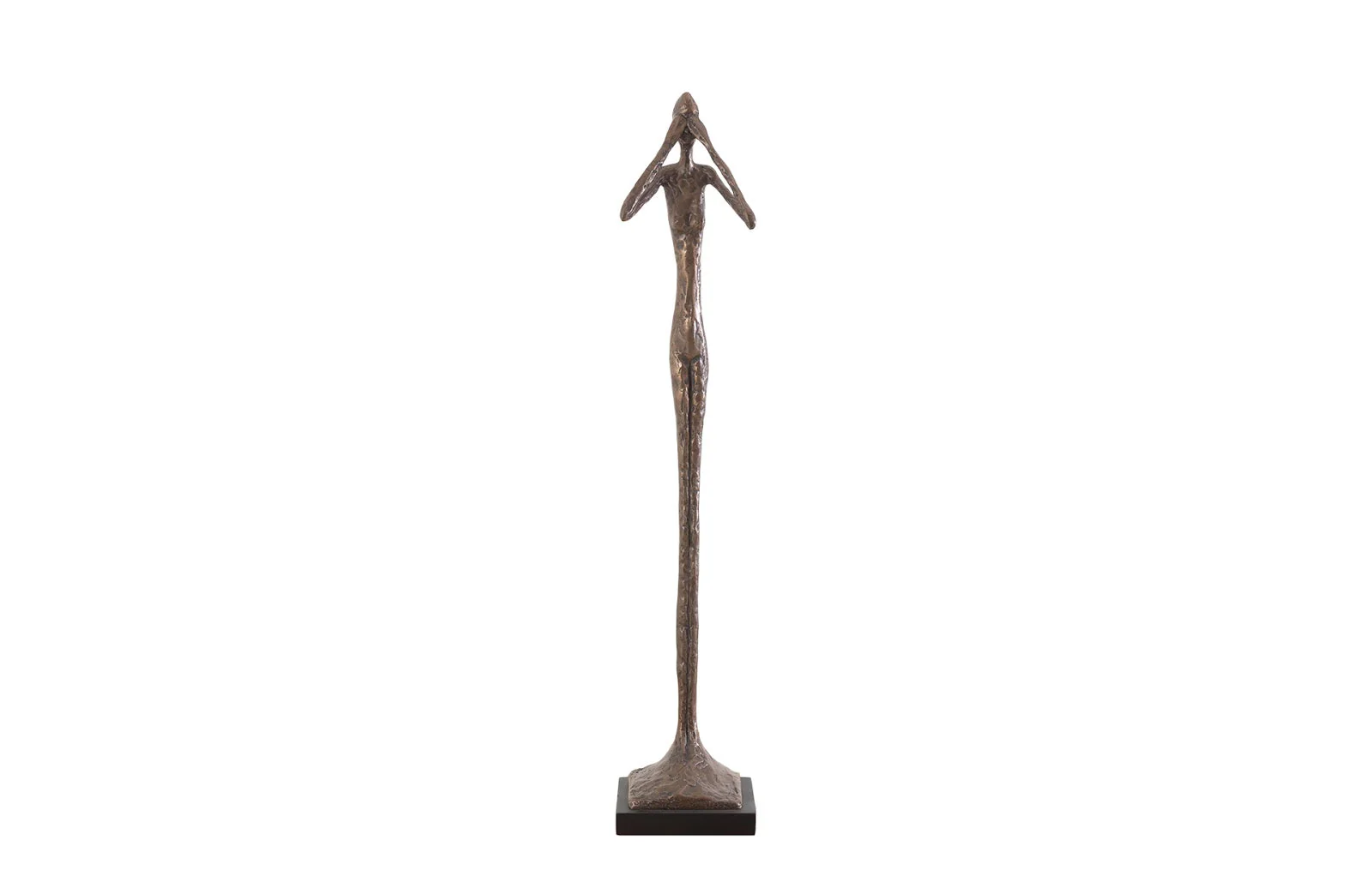 Phillips Collection See No Evil Slender Sculpture, Small, Resin, Bronze Finish