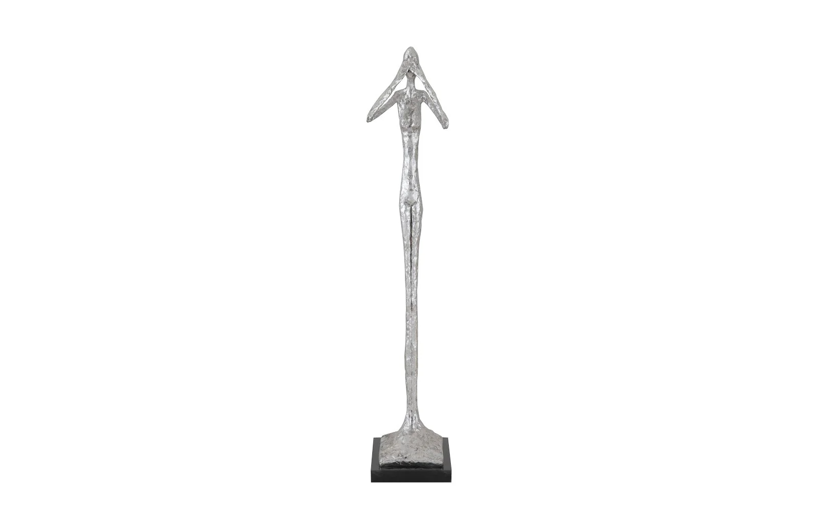 Phillips Collection See No Evil Slender Sculpture, Small, Resin, Silver Leaf
