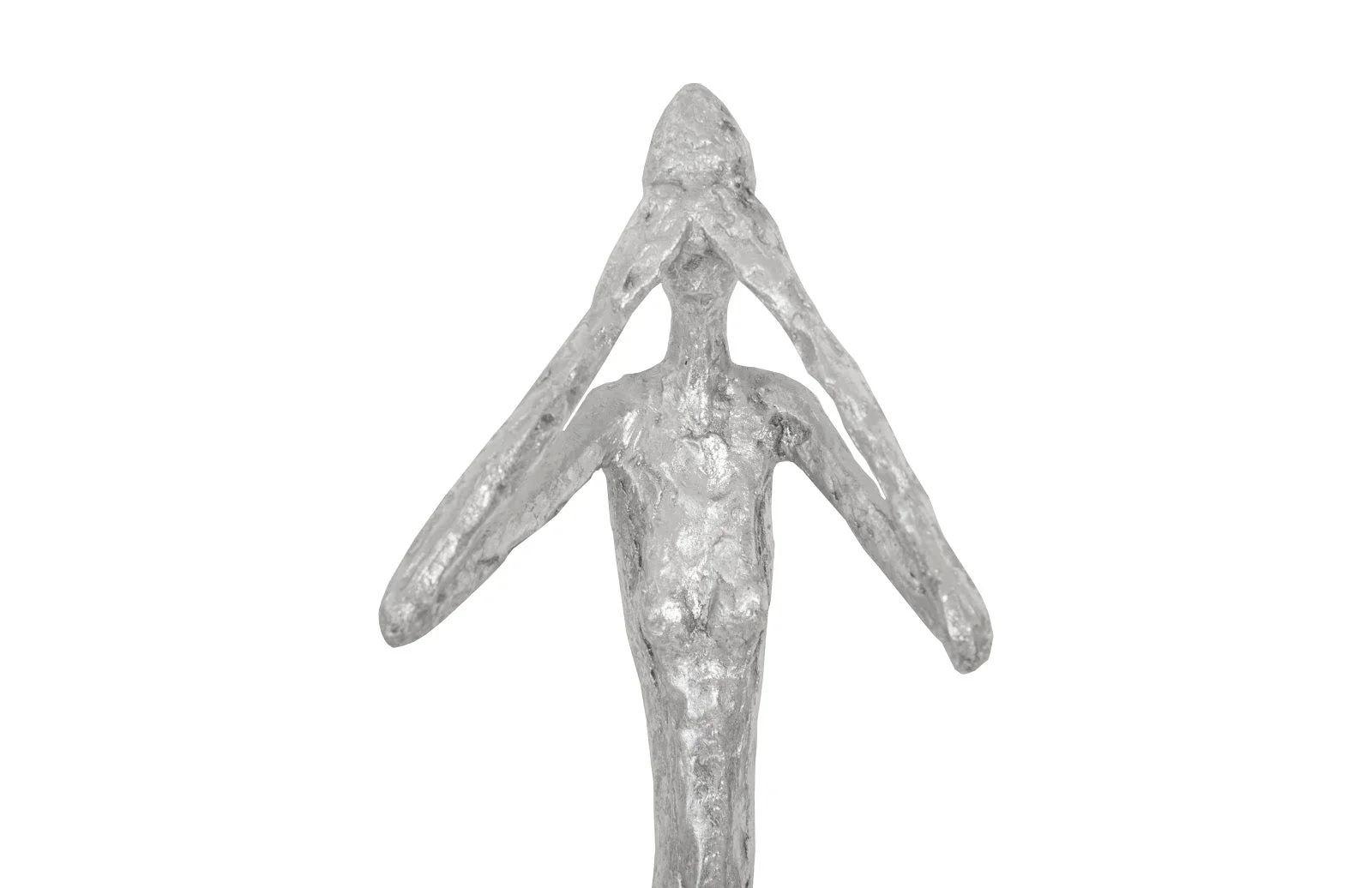 Phillips Collection See,Hear,Speak no Evil Set of 3 Silver Leaf, Silver Leaf, Set Of 3 - Image 5