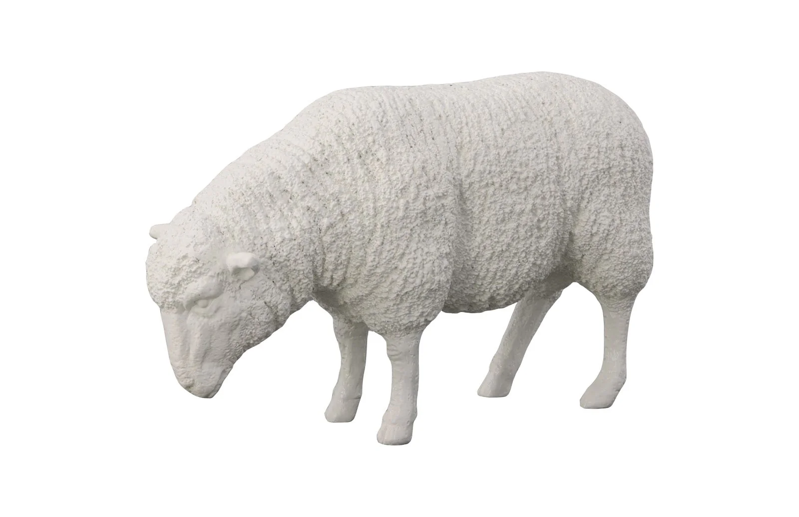Phillips Collection Sheep Sculpture, Gel Coat White
