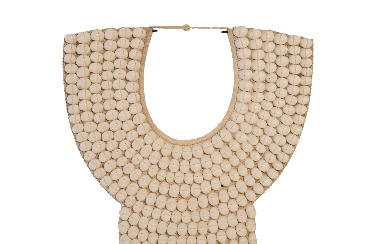 Phillips Collection Shell Necklace Sculpture, on stand