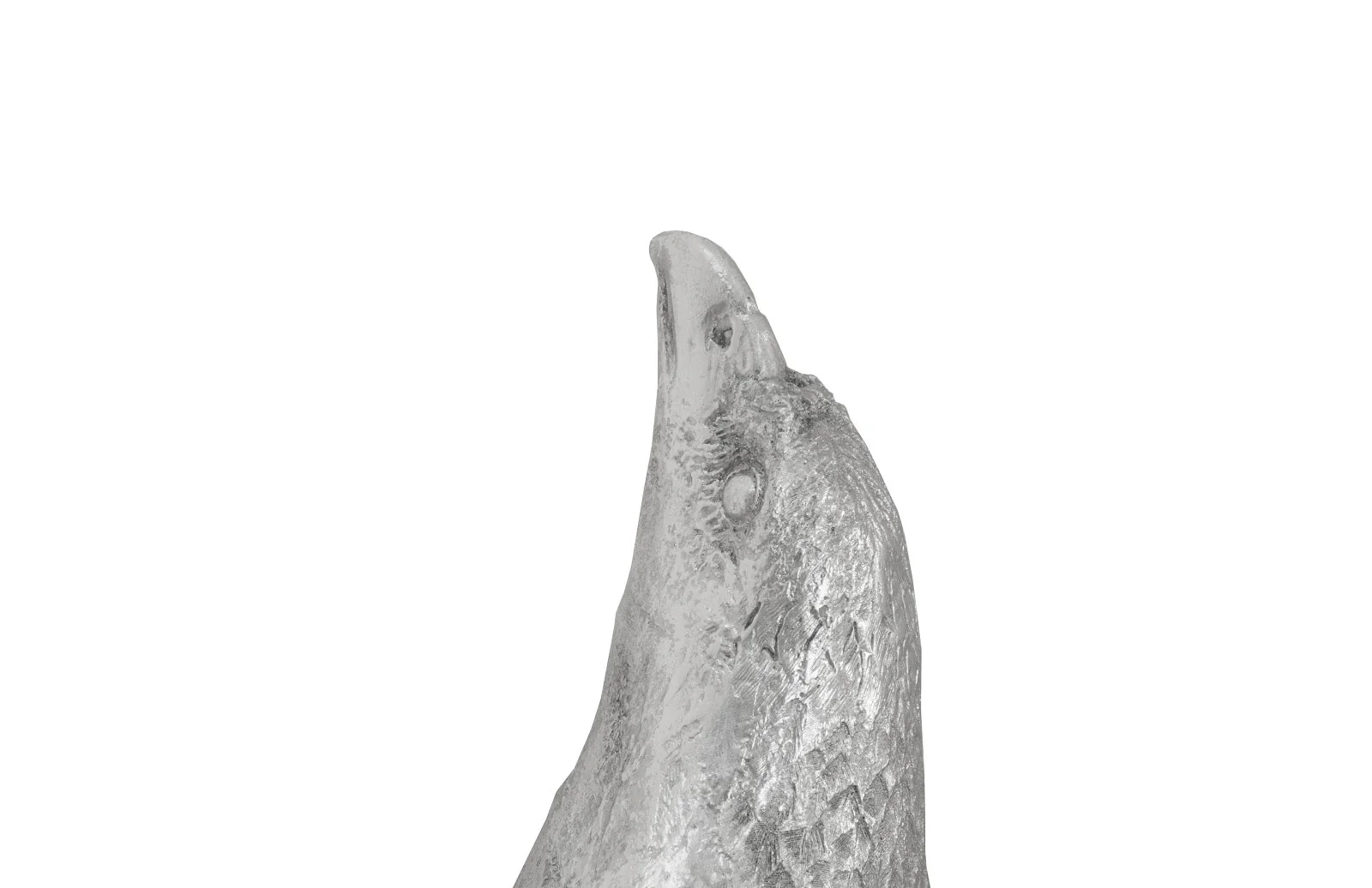 Phillips Collection Soaring Eagle Wall Art, Resin, Silver Leaf, LG - Image 3