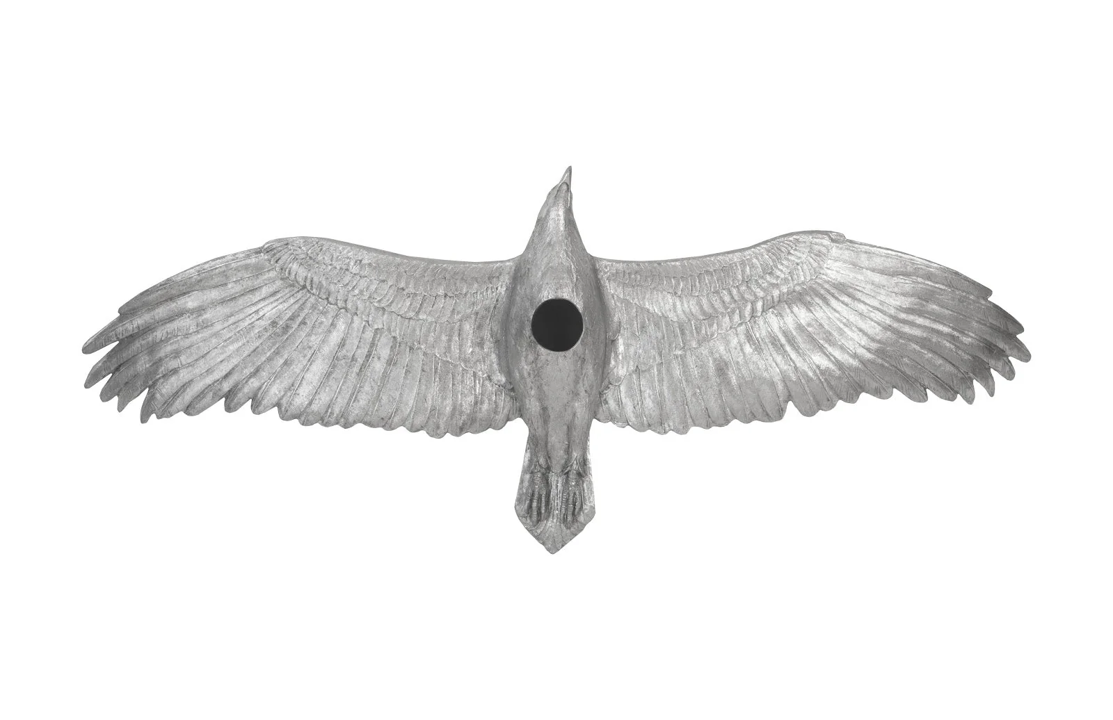 Phillips Collection Soaring Eagle Wall Art, Resin, Silver Leaf, LG - Image 5
