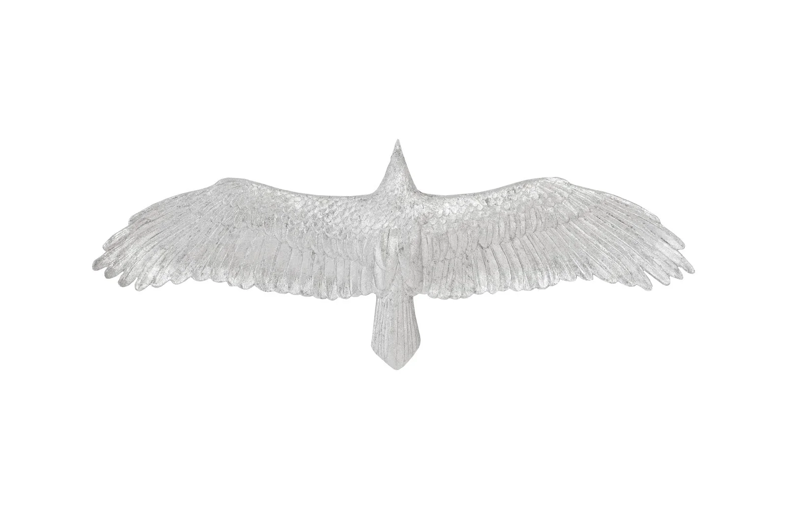 Phillips Collection Soaring Eagle Wall Art, Resin, Silver Leaf, SM