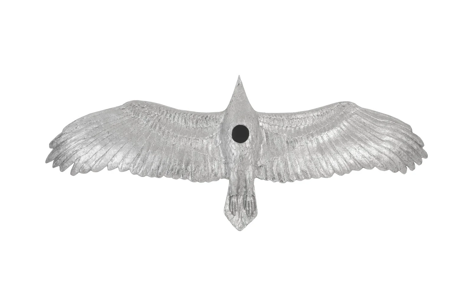 Phillips Collection Soaring Eagle Wall Art, Resin, Silver Leaf, SM - Image 4