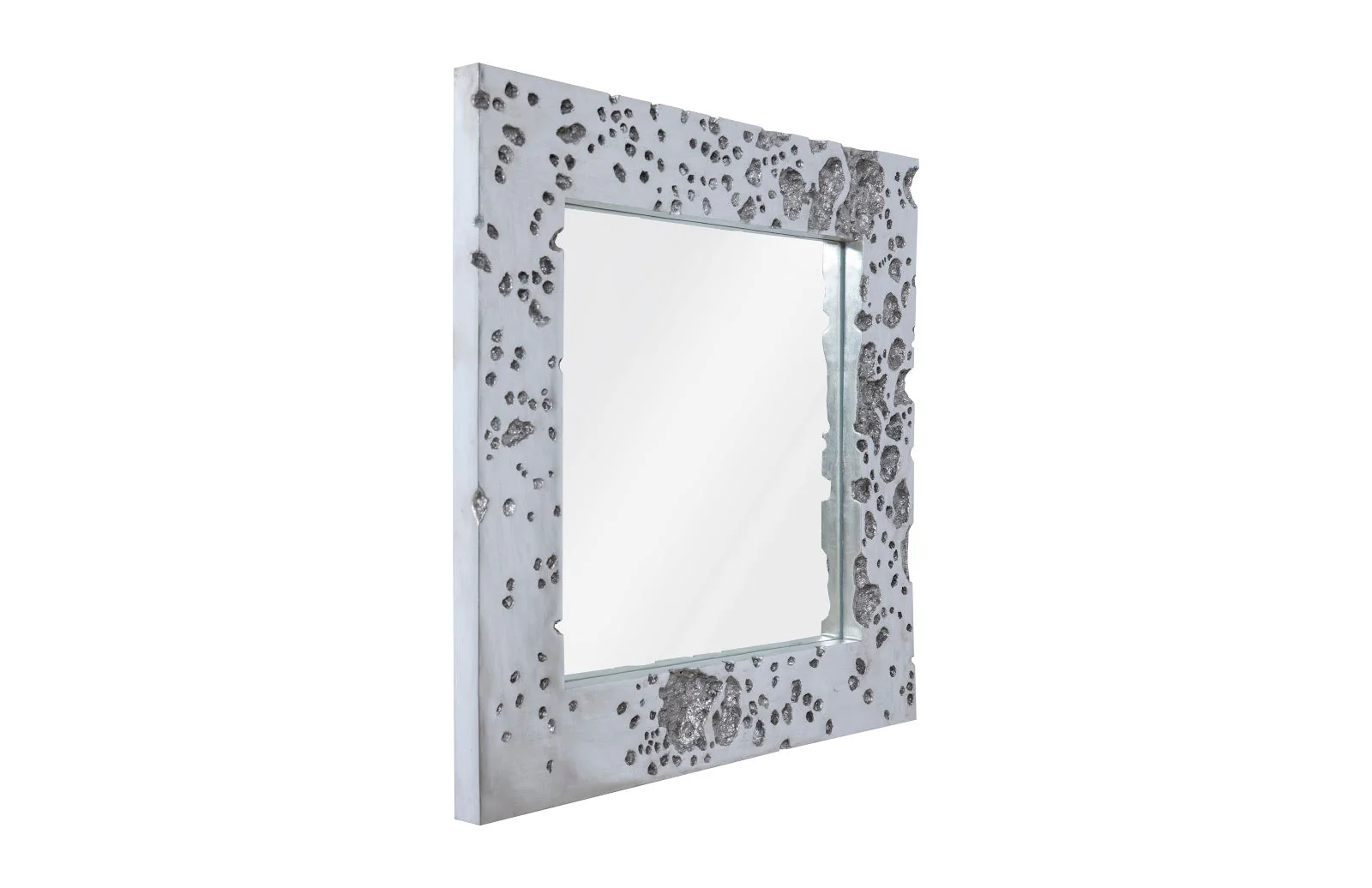 Phillips Collection Splotch Mirror, Silver Leaf - Image 3