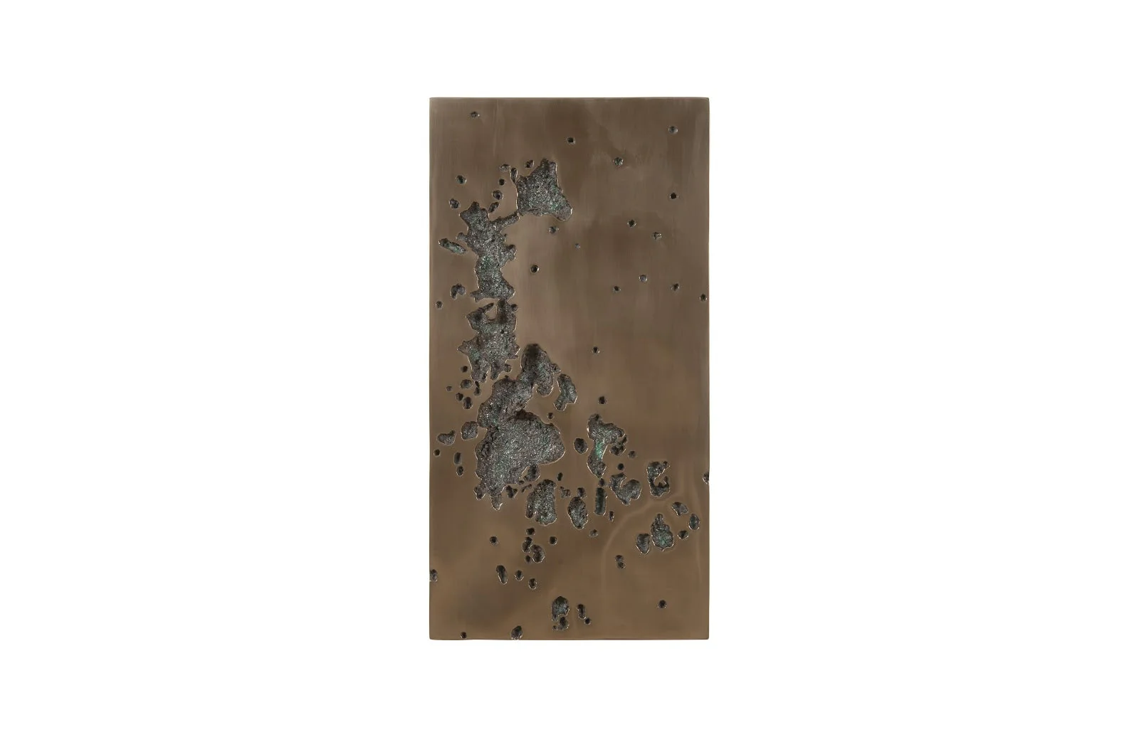 Phillips Collection Splotch Wall Art, Rectangle, Bronze Finish