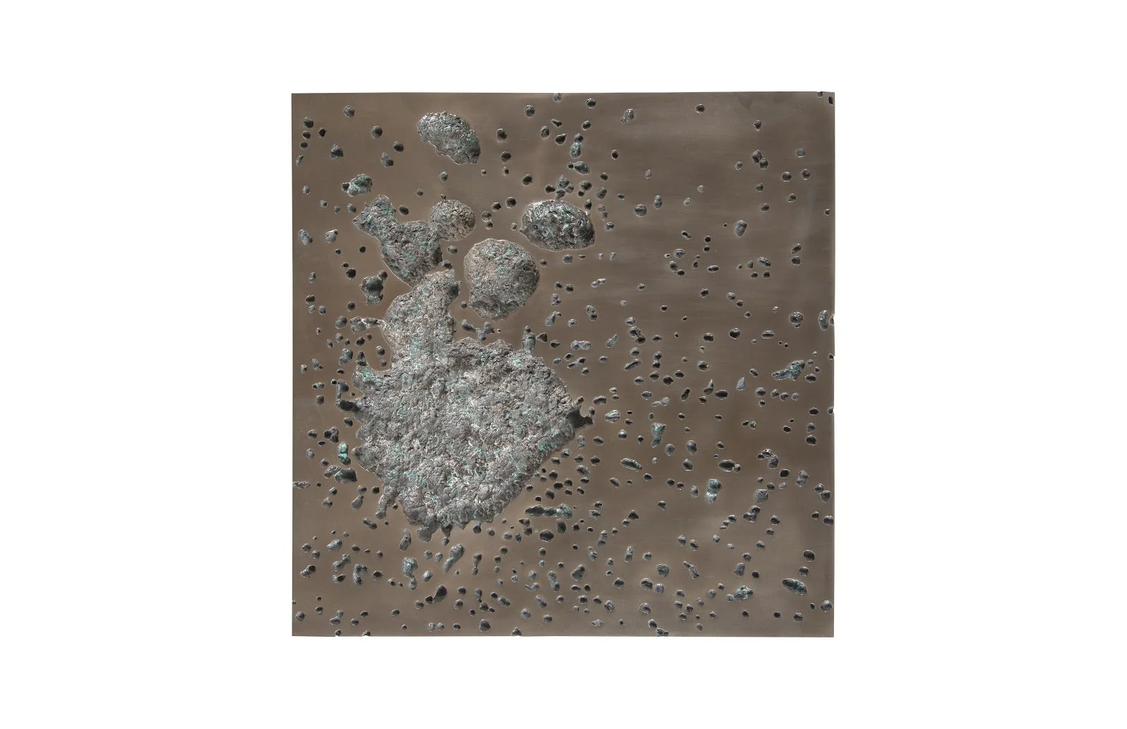 Phillips Collection Splotch Wall Art, Square, Bronze Finish