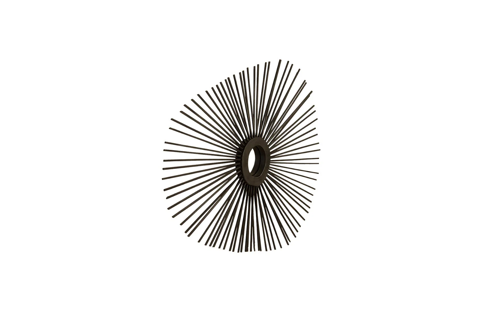 Phillips Collection Spoke Mirror, Burnt, Ovoid - Image 2