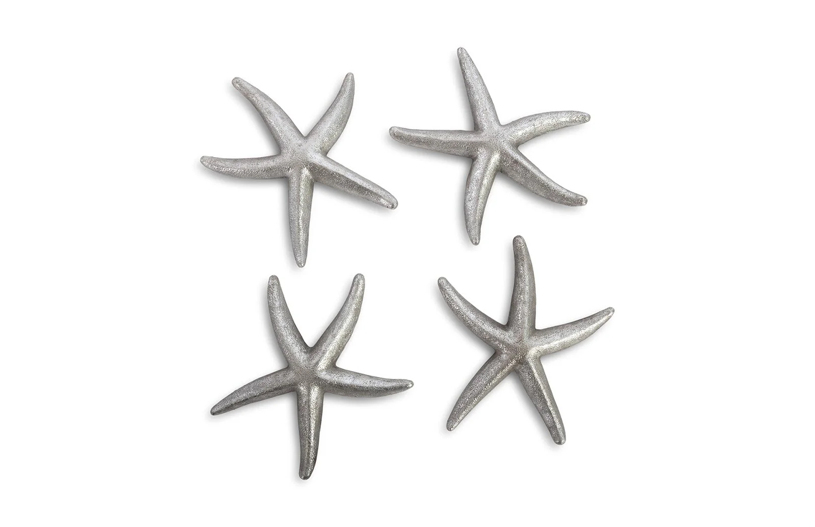 Phillips Collection Starfish, Silver Leaf, Set of 4, SM