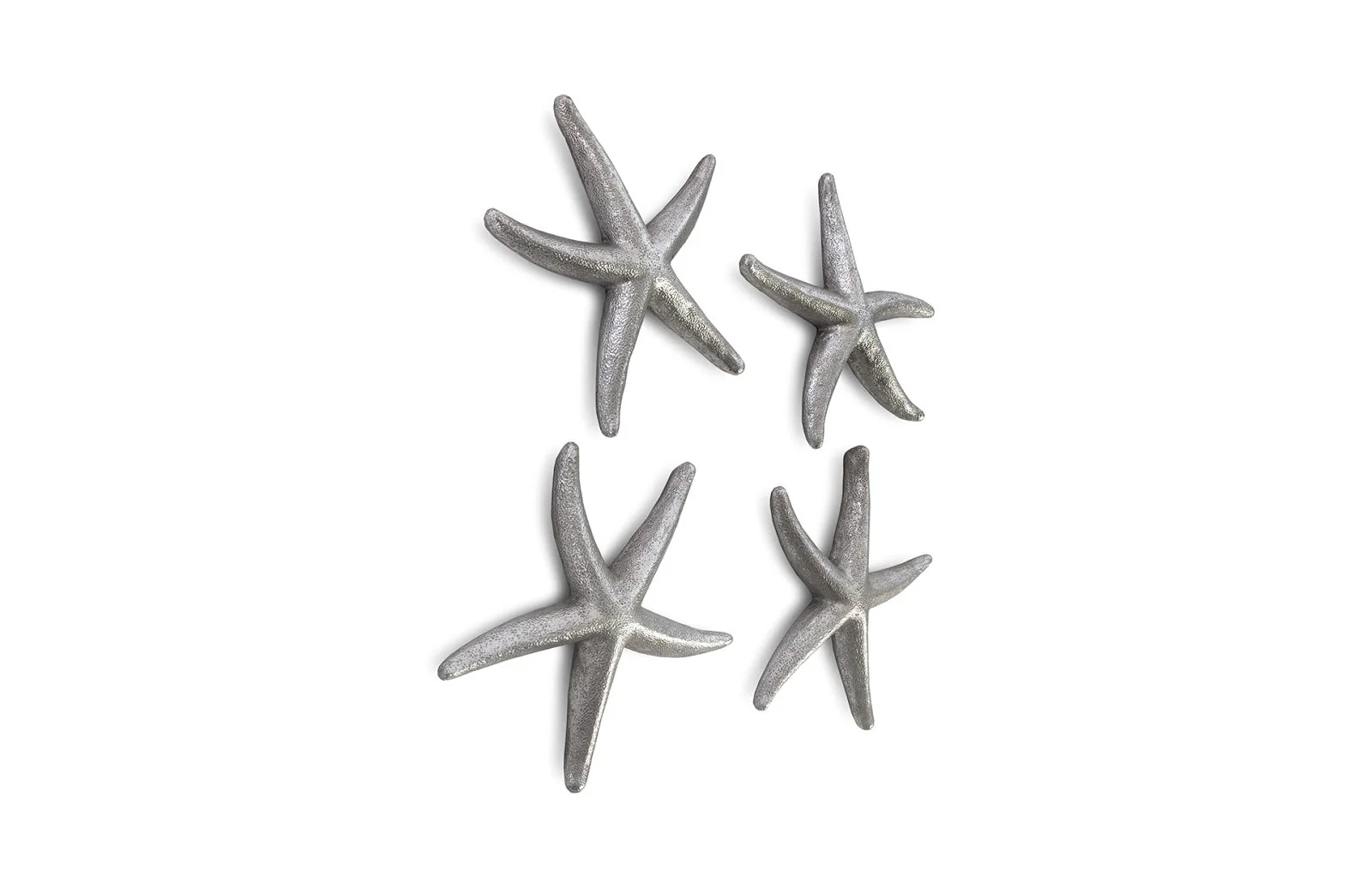Phillips Collection Starfish, Silver Leaf, Set of 4, SM - Image 2