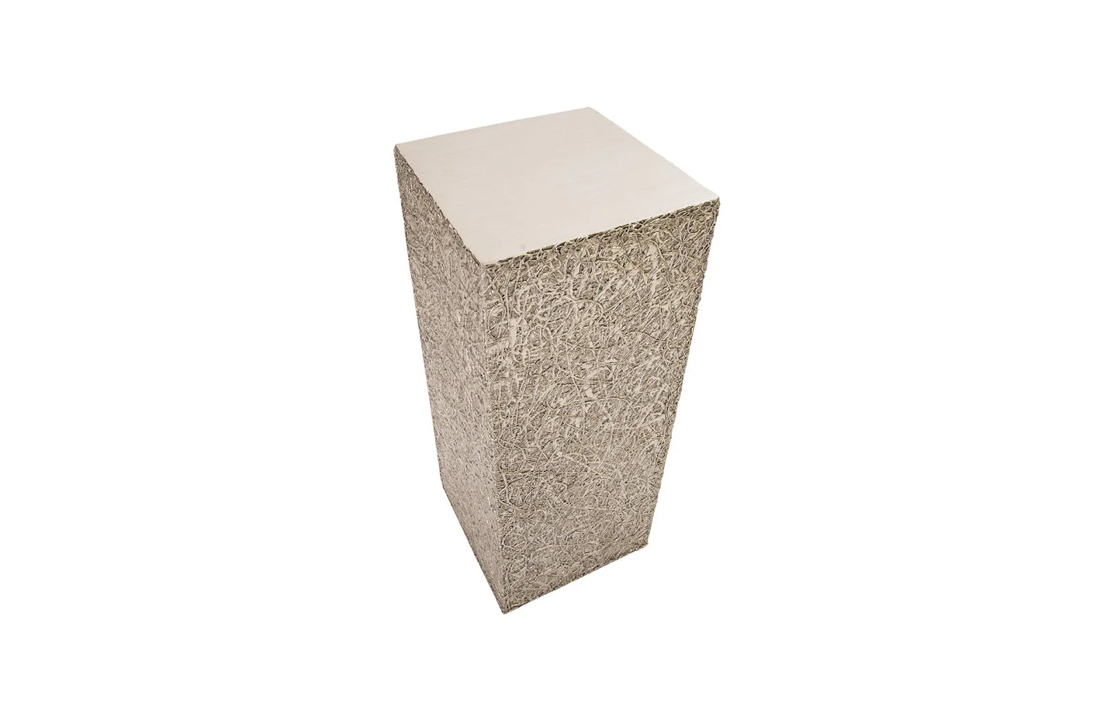 Phillips Collection String Theory Pedestal, Silver Leaf, MD - Image 2