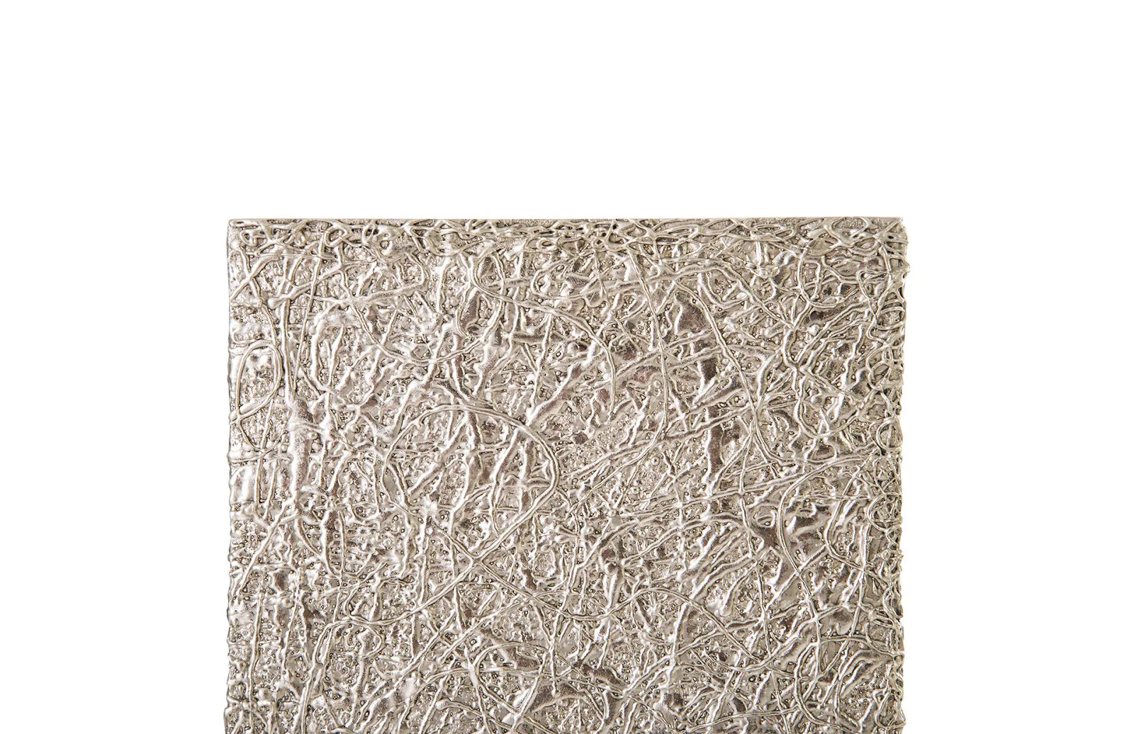 Phillips Collection String Theory Pedestal, Silver Leaf, MD - Image 3