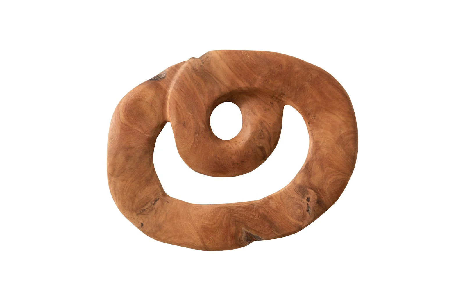 Phillips Collection Swirl Wall Tile, Teak Wood, Assorted