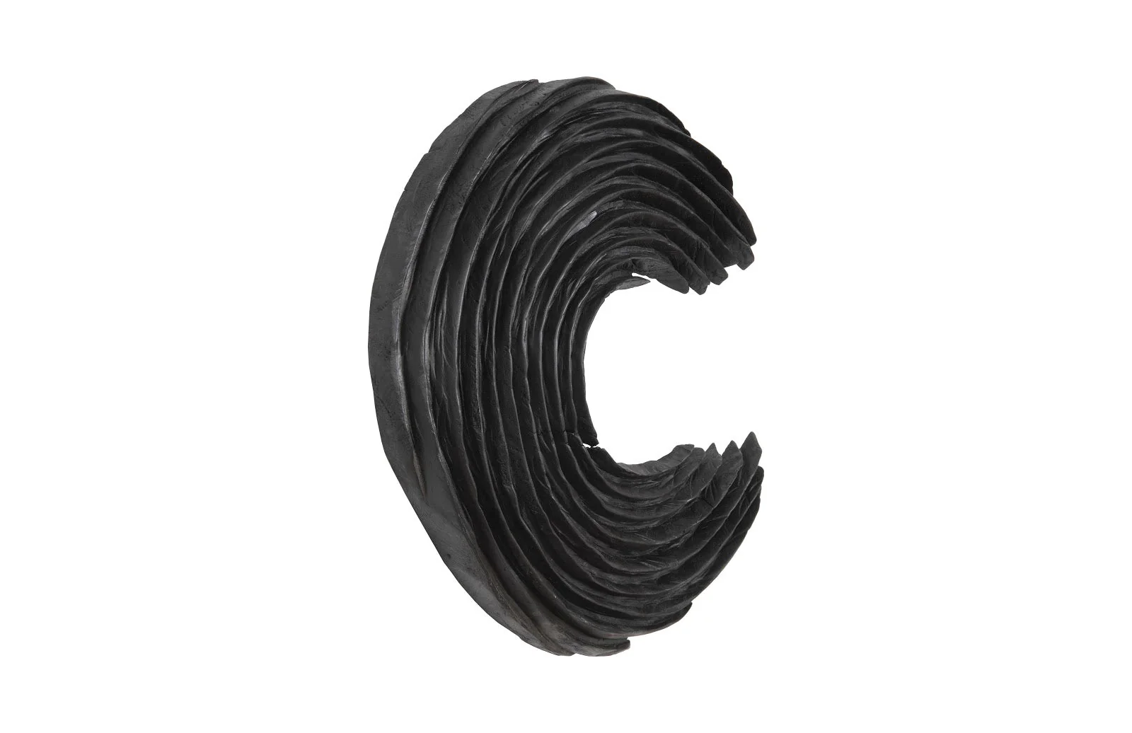 Phillips Collection Swoop Wall Art, Black Wood, Small - Image 2