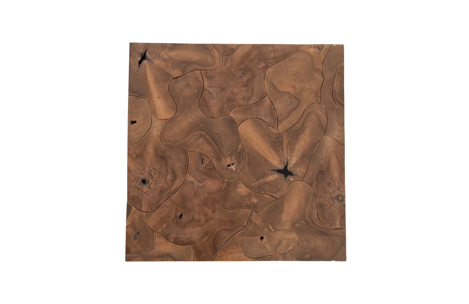 Phillips Collection Teak Slice Coffee Table, Square - Image 6