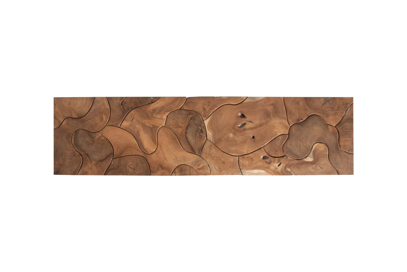 Phillips Collection Teak Slice Console, Natural - Image 2