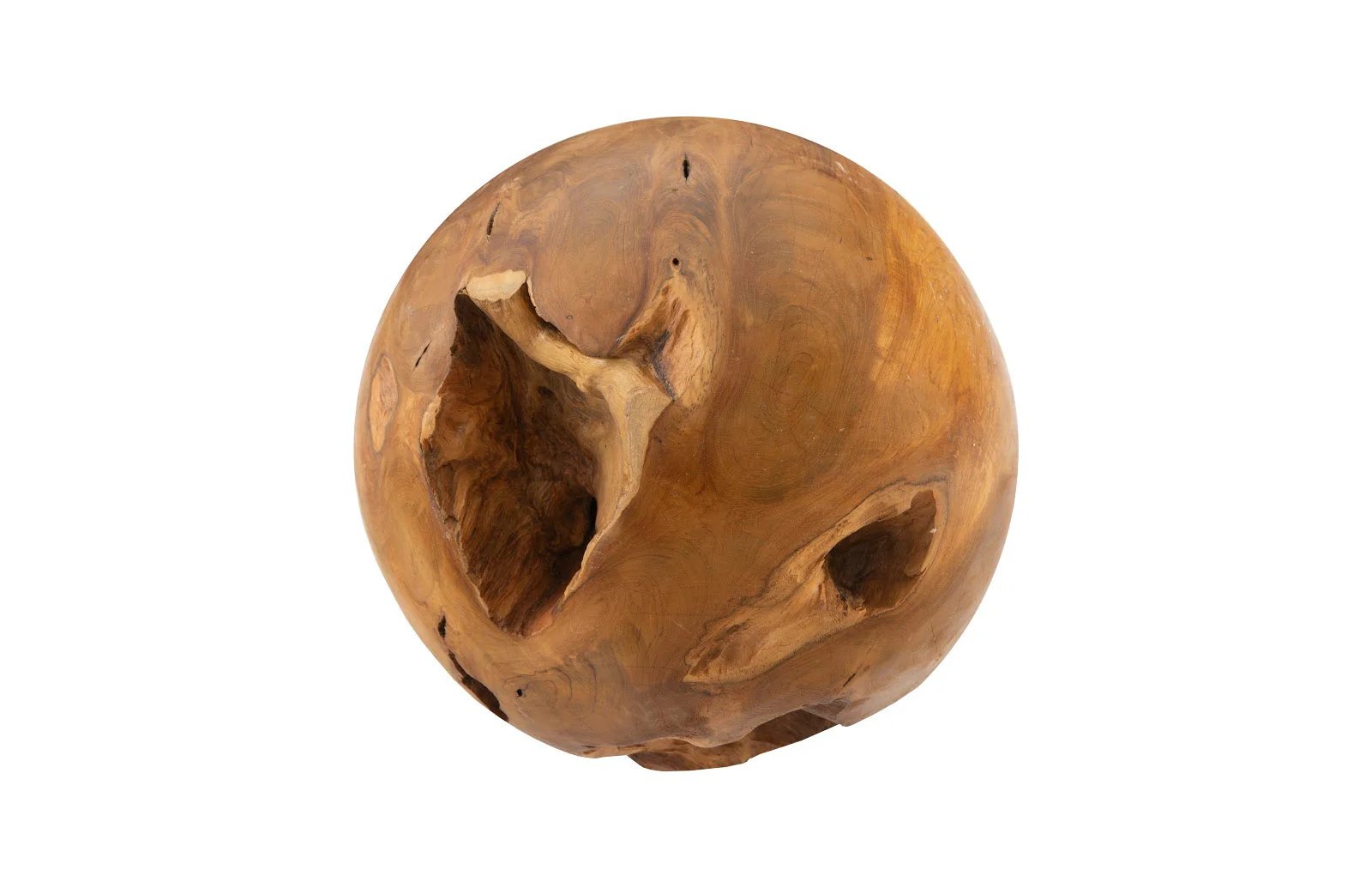 Phillips Collection Teak Wood Ball, Small